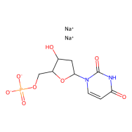 2′-Deoxyuridine 5′-mono-phos-phate disodium salt