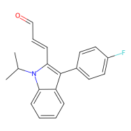 (E)-3-[3-(4-氟苯基)-1-异丙基吲哚-2-基]丙烯醛