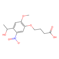 4-[4-(1-羟乙基)-2-甲氧基-5-硝基苯氧基]丁酸