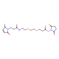 马来酰亚胺-PEG 2 -琥珀酰亚胺酯