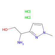 2-amino-2-(1-methylpyrazol-3-yl)ethanol;dihydrochloride