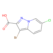 3-bromo-6-chloro-pyrazolo[1,5-a]pyridine-2-carboxylic acid
