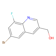 (6-bromo-8-fluoro-3-quinolyl)methanol